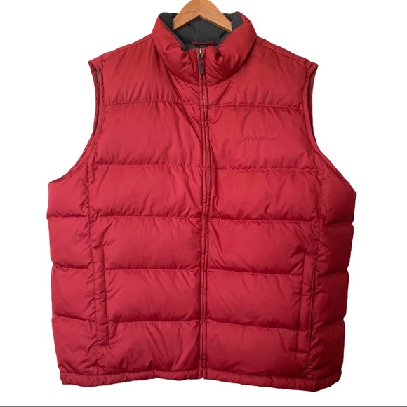 Eddie Bauer Other - Eddie Bauer Vest Men’s Size XL Puffer Red Goose Down Insulation